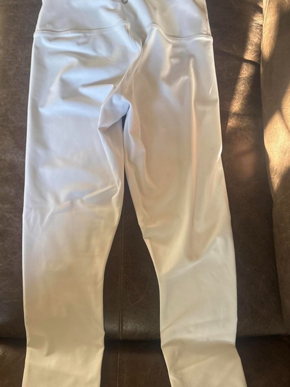 White 90 Degree High Rise Leggings